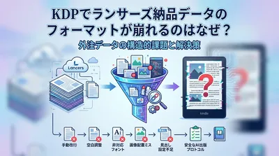 KDPでランサーズ納品データのフォーマットが崩れるのはなぜ？