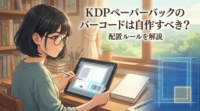 KDPペーパーバックのバーコードは自作すべき？配置ルールを解説