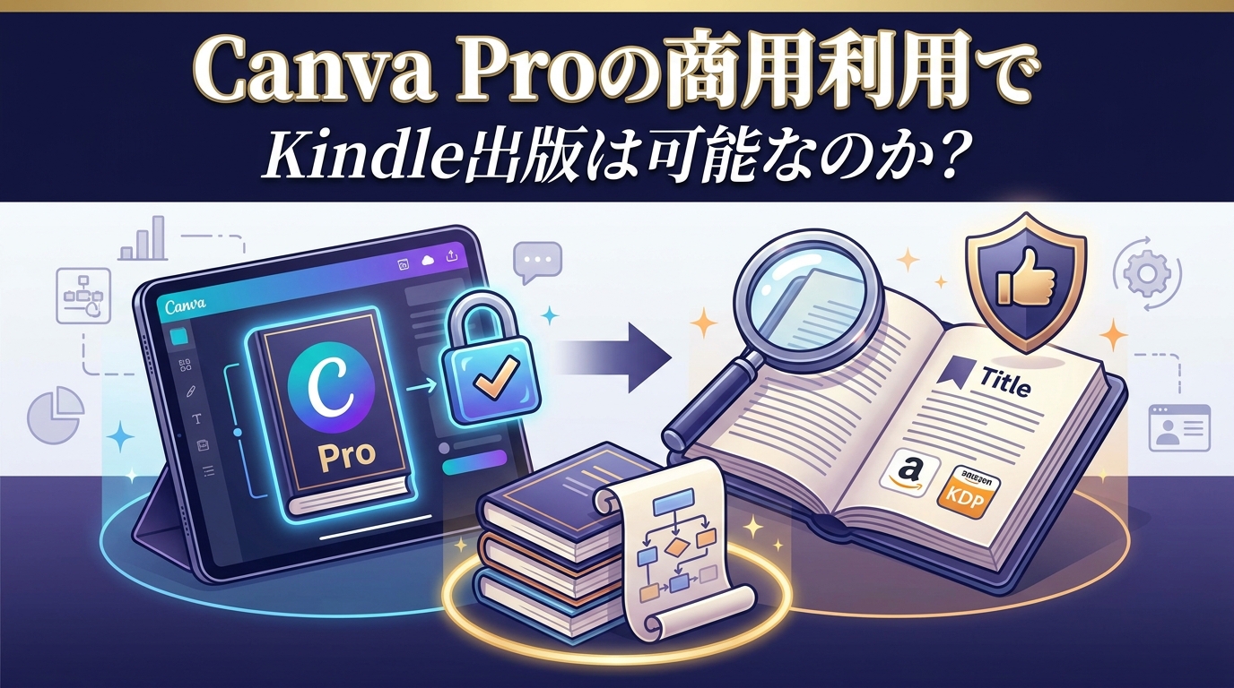 Canva Proの商用利用でKindle出版は可能なのか?