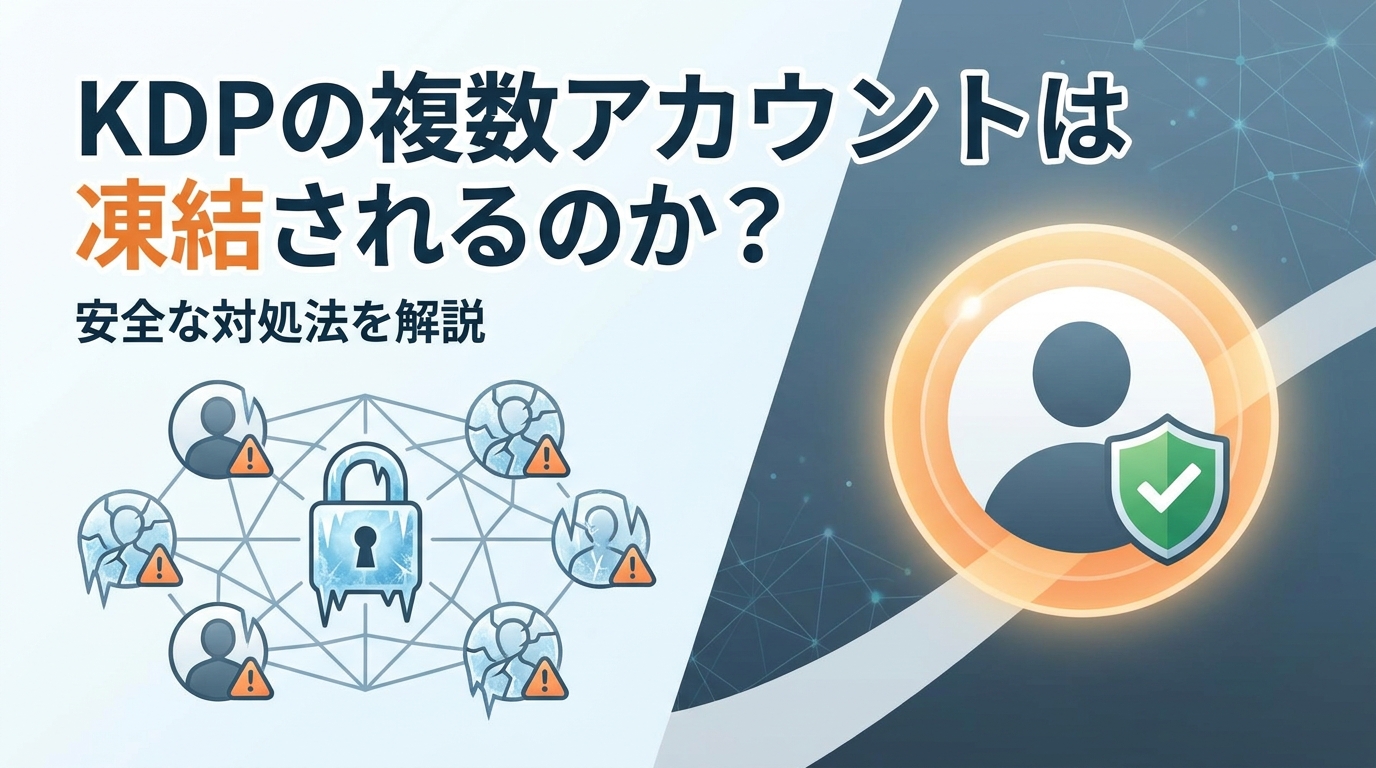 KDPの複数アカウントは凍結されるのか?安全な対処法を解説
