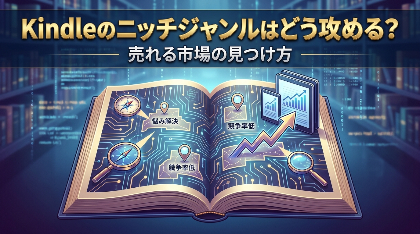 Kindleのニッチジャンルはどう攻める?売れる市場の見つけ方