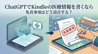 ChatGPTでKindleの医療情報を書くなら免責事項はどう設計する？