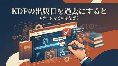 KDPの出版日を過去にするとエラーになるのはなぜ？