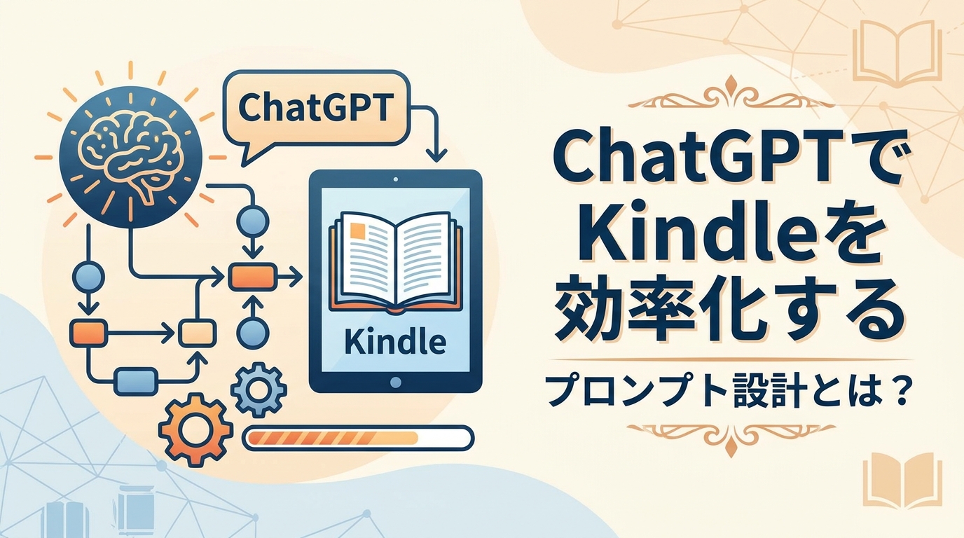 ChatGPTでKindleを効率化するプロンプト設計とは？