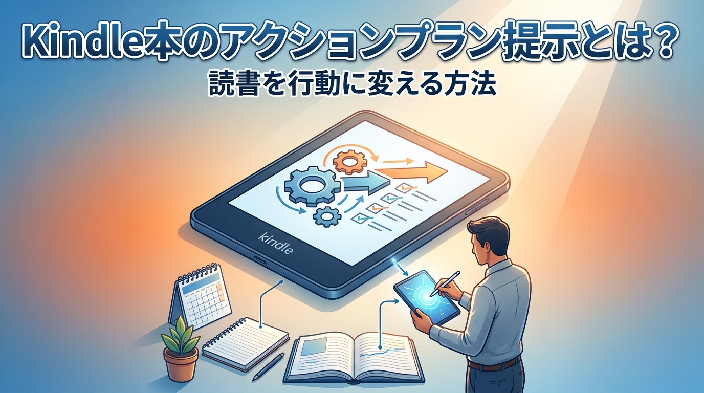 Kindle本のアクションプラン提示とは?読書を行動に変える方法