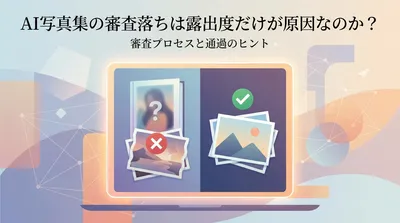 AI写真集の審査落ちは露出度だけが原因なのか？
