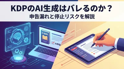 KDPのAI生成はバレるのか？申告漏れと停止リスクを解説