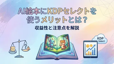 AI絵本にKDPセレクトを使うメリットとは？収益性と注意点を解説