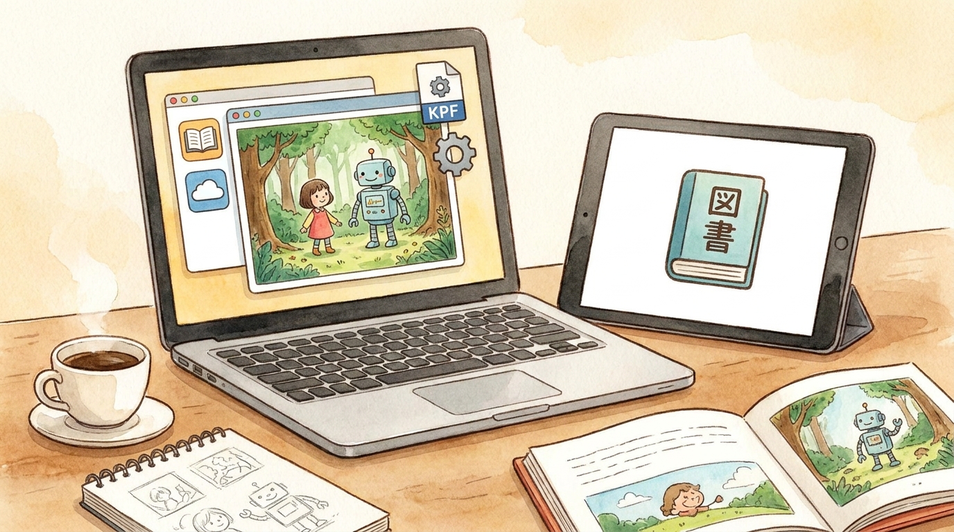 AI絵本はKindle Createの日本語設定で十分に出版できます
