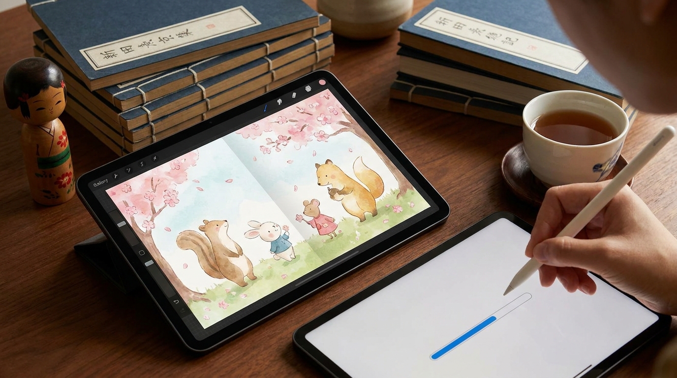 日本語のAI絵本でKindle Createが向いている理由